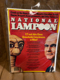National Lampoon August 1983 E.T. and John Glenn cover sealed in original poly bag, cover price $2.00