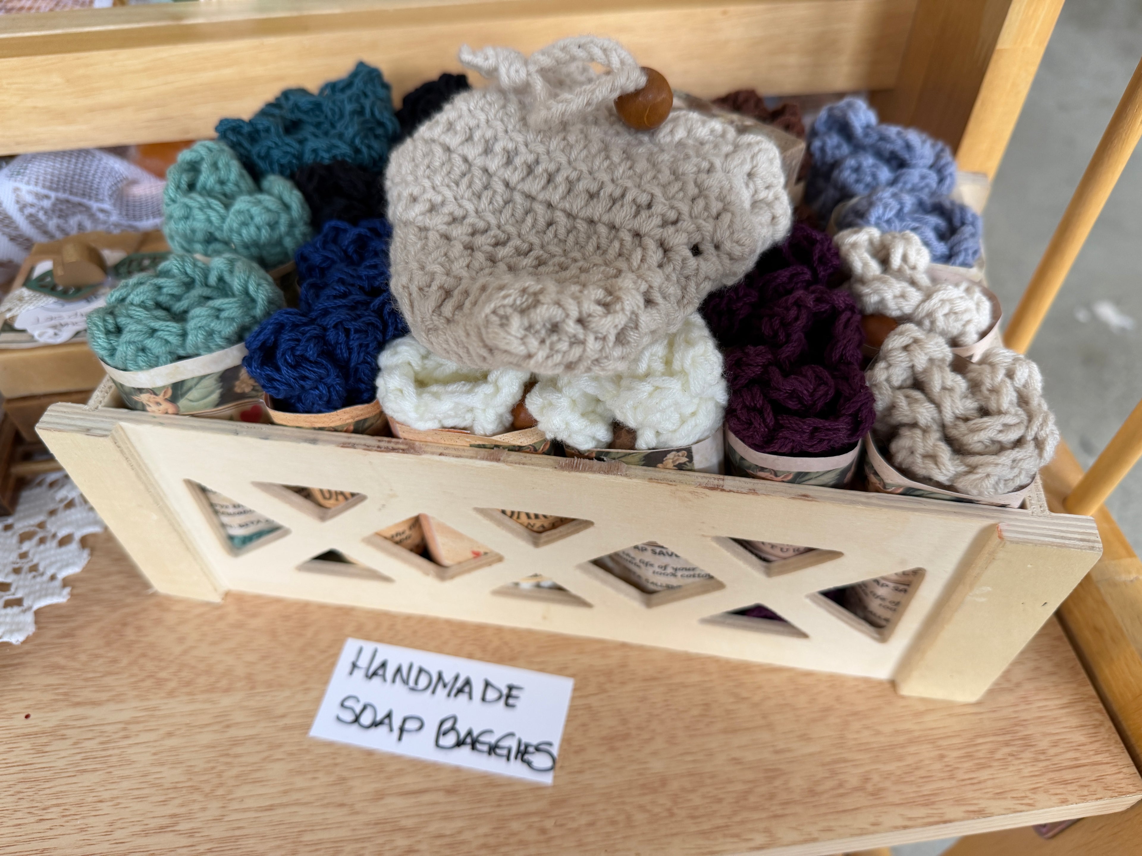 Handmade Crochet Baggie by Dars Bars