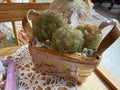 Peony Flower Basket by Dars Bars — 3 Floral Peony Soaps & Mini Wicker Basket