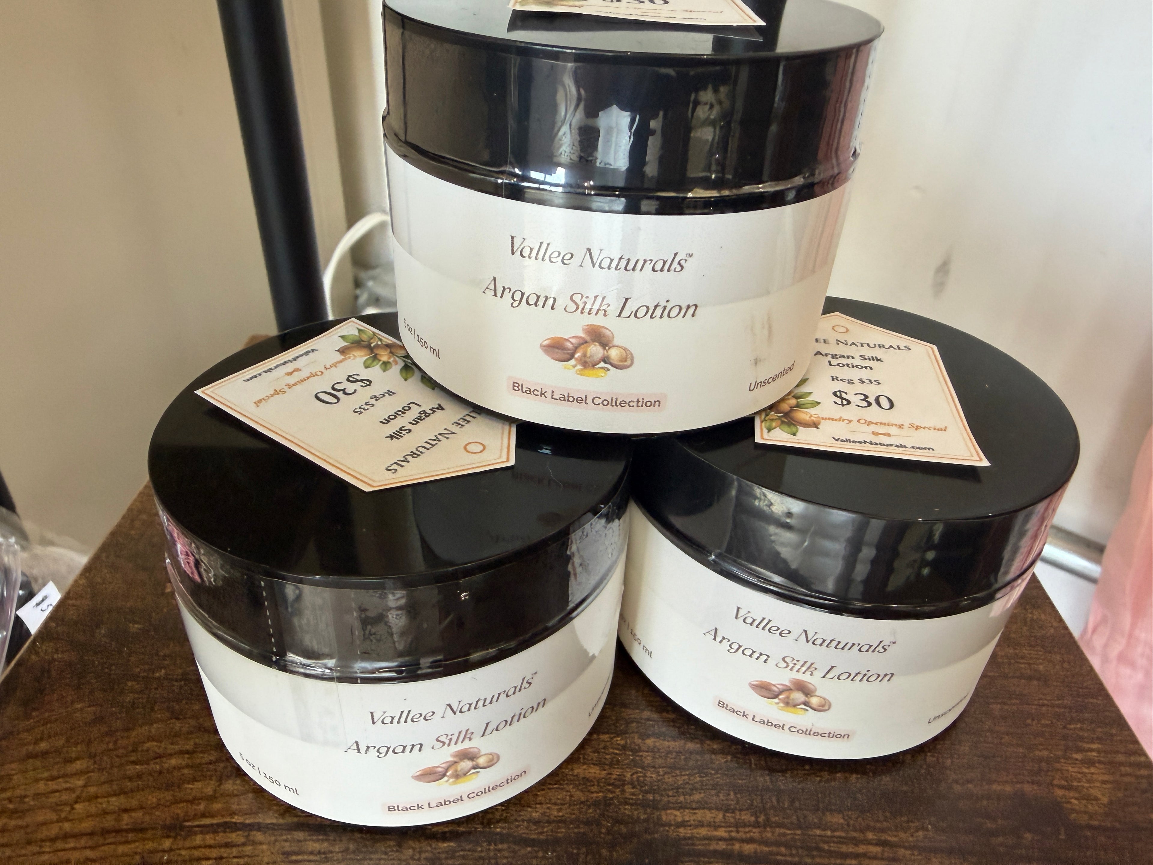Argan Silk Lotion by Vallee Naturals
