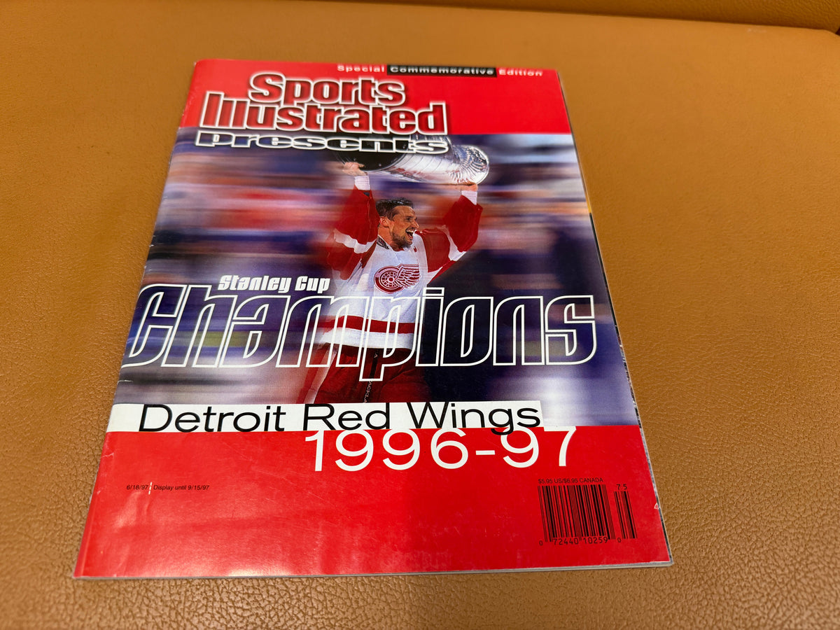 Sports Illustrated Presents Stanley Cup Champions Detroit Red Wings 1996-97 Special Commemorative Edition magazine cover