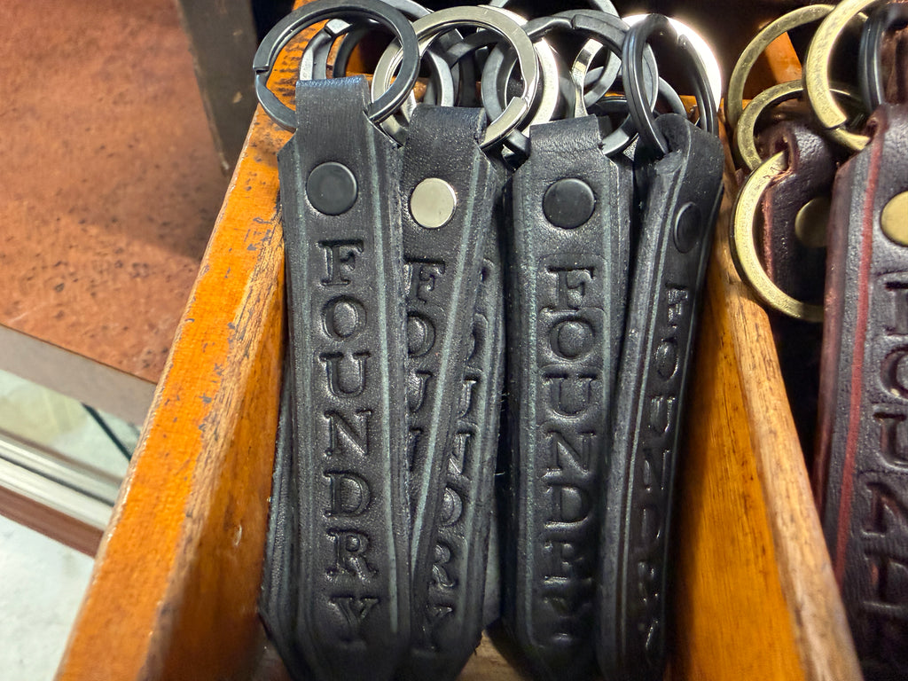 The Foundry Leather Keychain