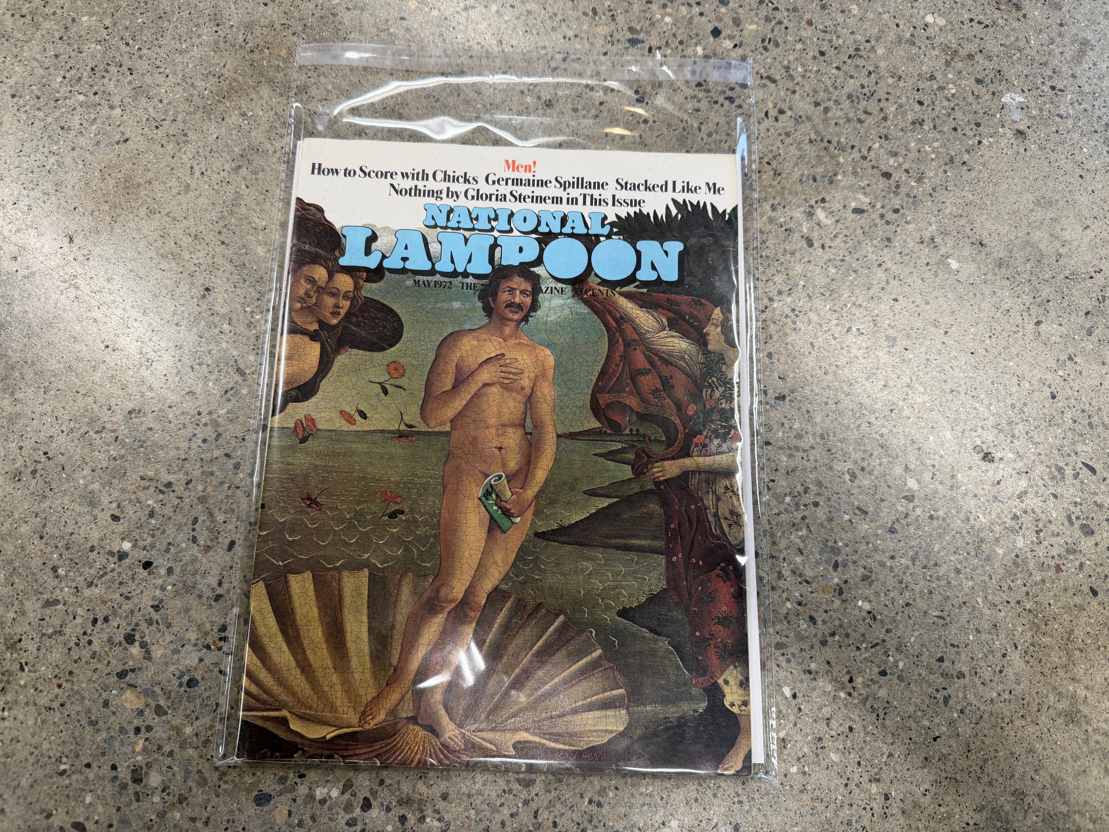 National Lampoon Men! May 1972 issue, bagged and boarded