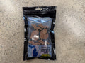 Michigan Chocolate Mitt-Bitts with Peanuts and Caramel in resealable black bag
