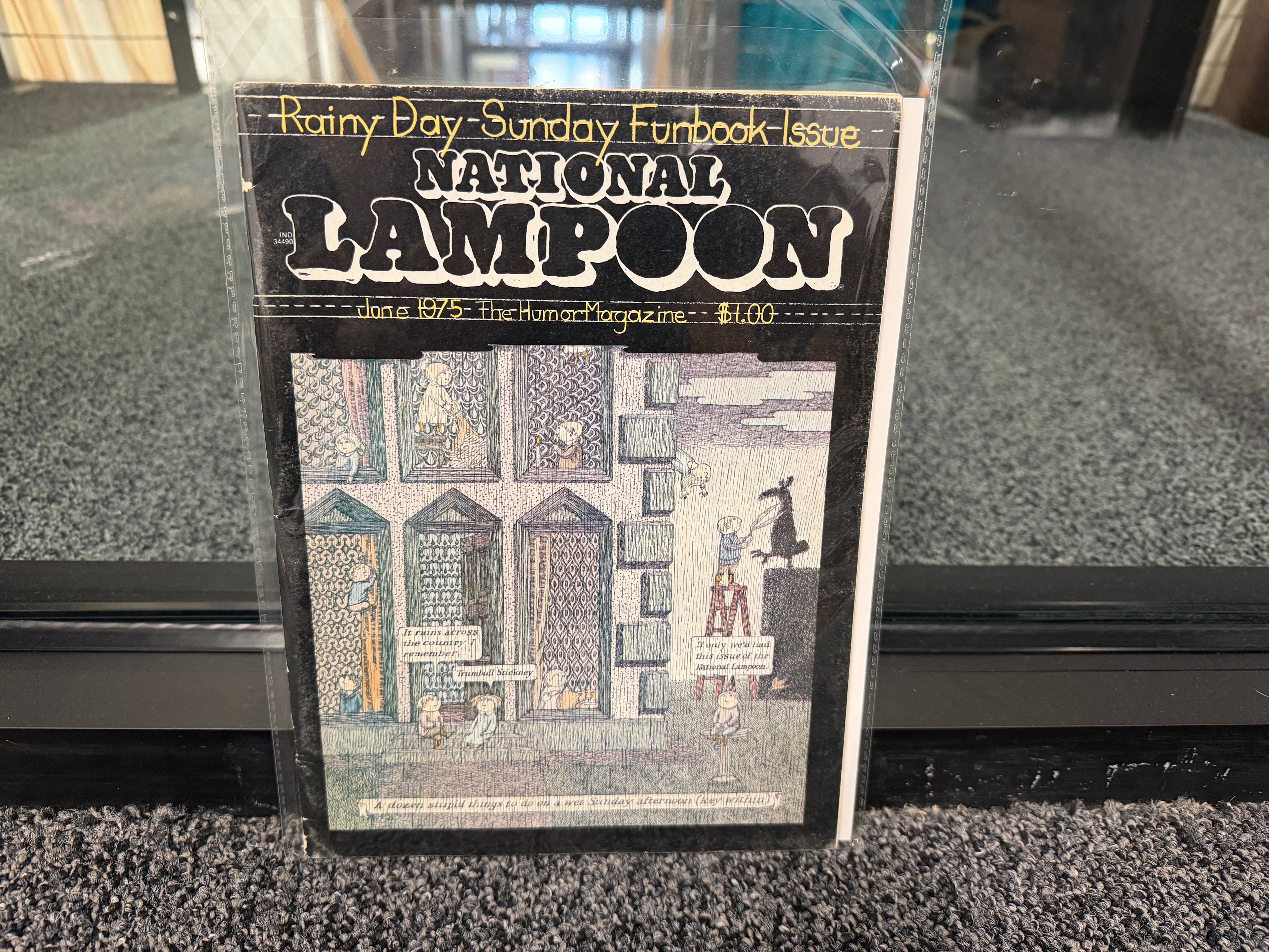 National Lampoon June 1975 Rainy Day Sunday Funbook issue cover