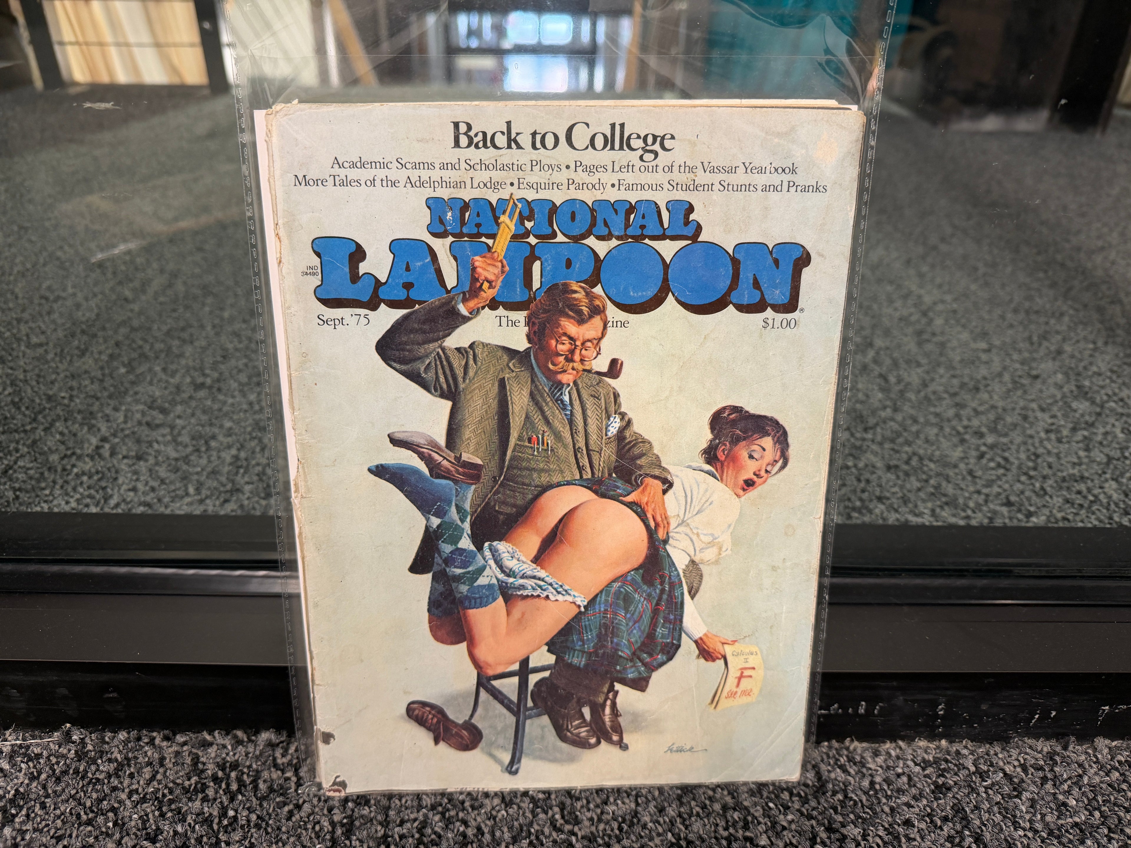 National Lampoon September 1975 Back to College issue cover