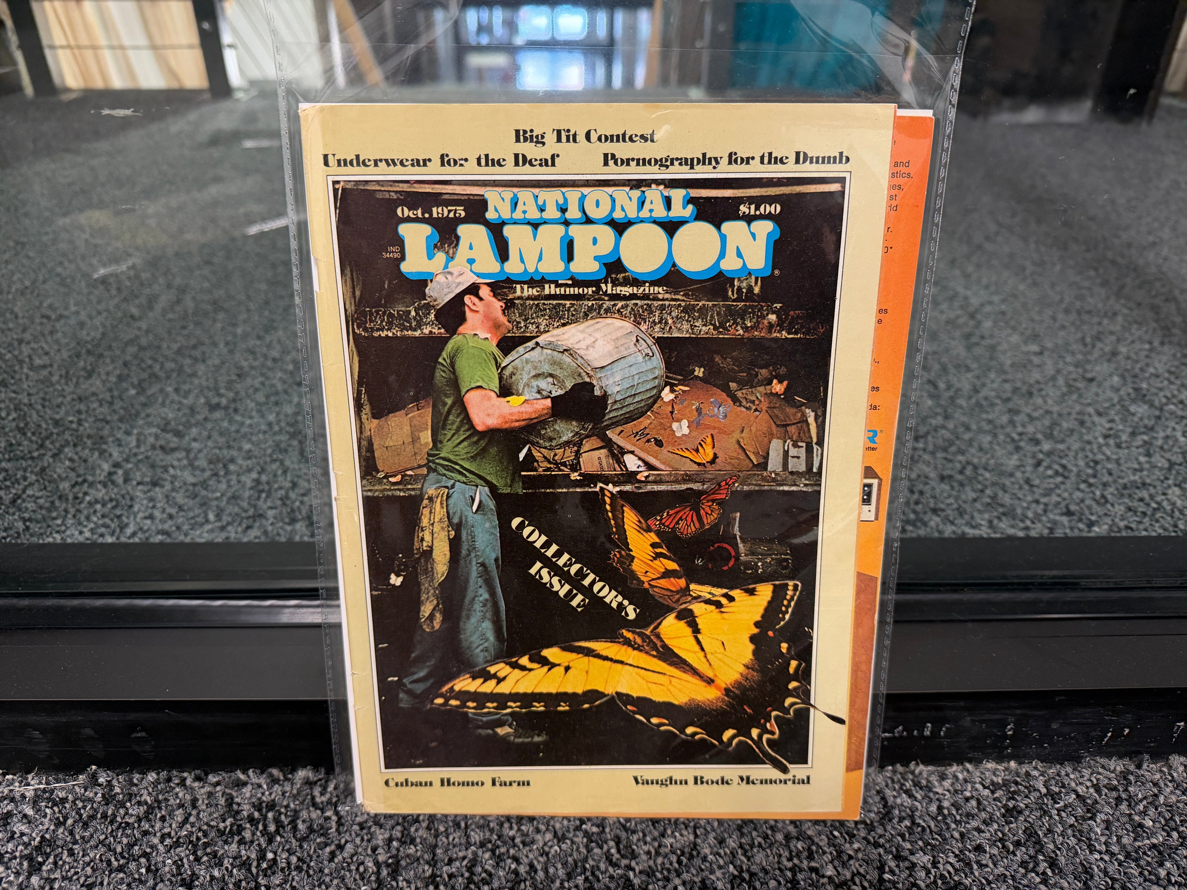 National Lampoon October 1975 Collector's Issue cover with butterflies