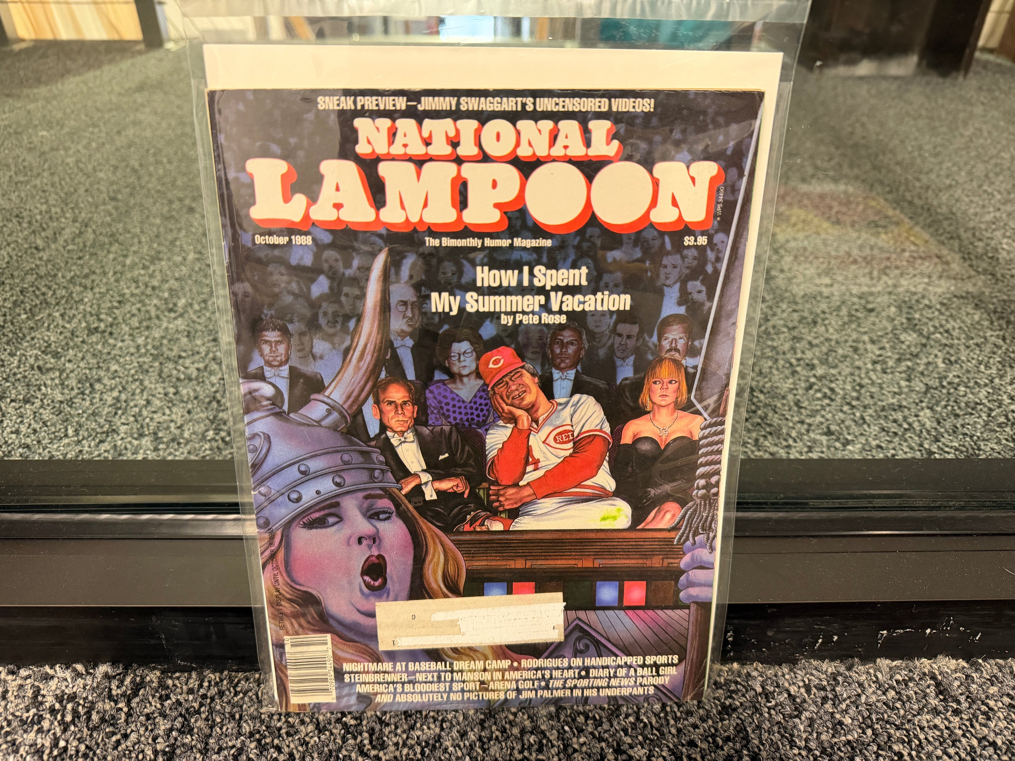 National Lampoon October 1988 Pete Rose Summer Vacation issue cover with opera house scene