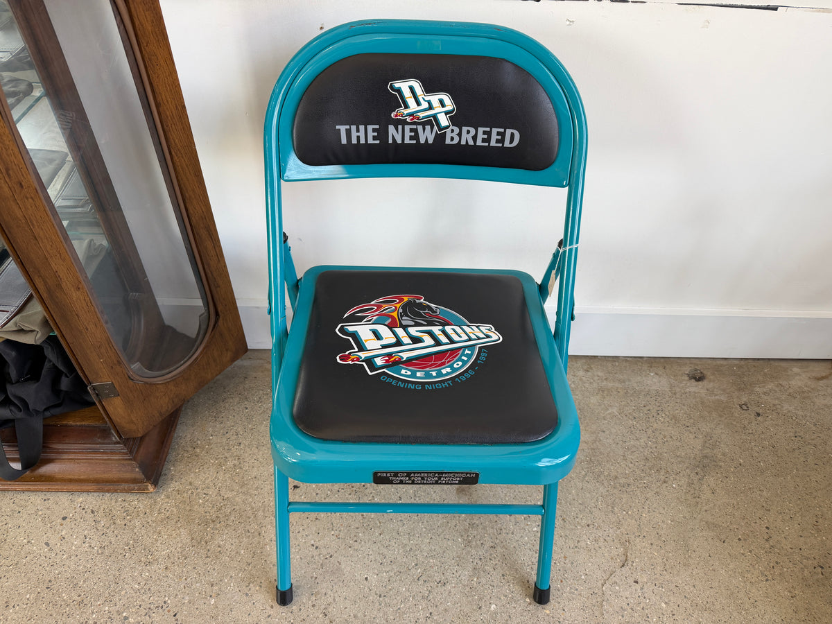 Detroit Pistons “The New Breed” Opening Night Chair — 1996–97