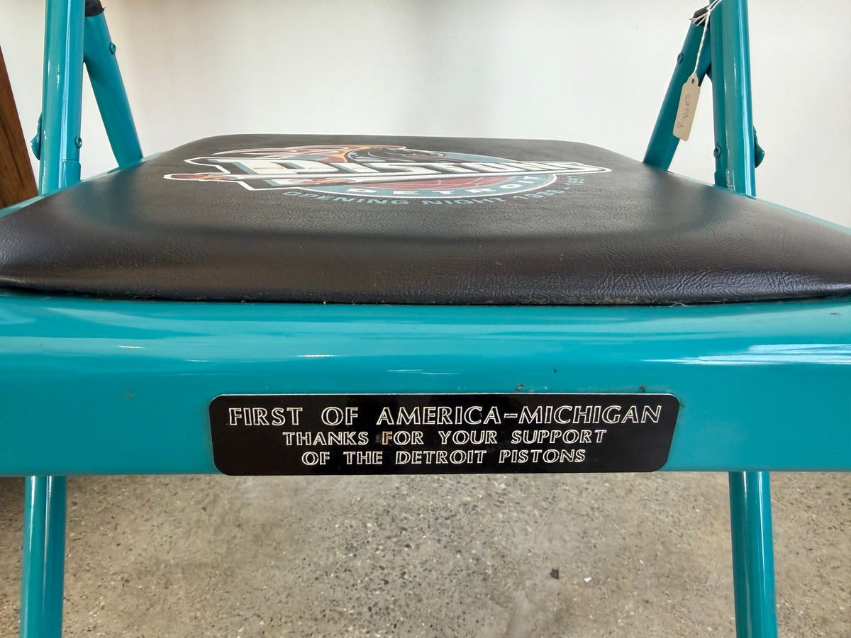 Detroit Pistons “The New Breed” Opening Night Chair — 1996–97