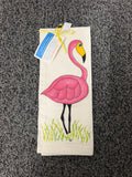 Flamingo kitchen towel