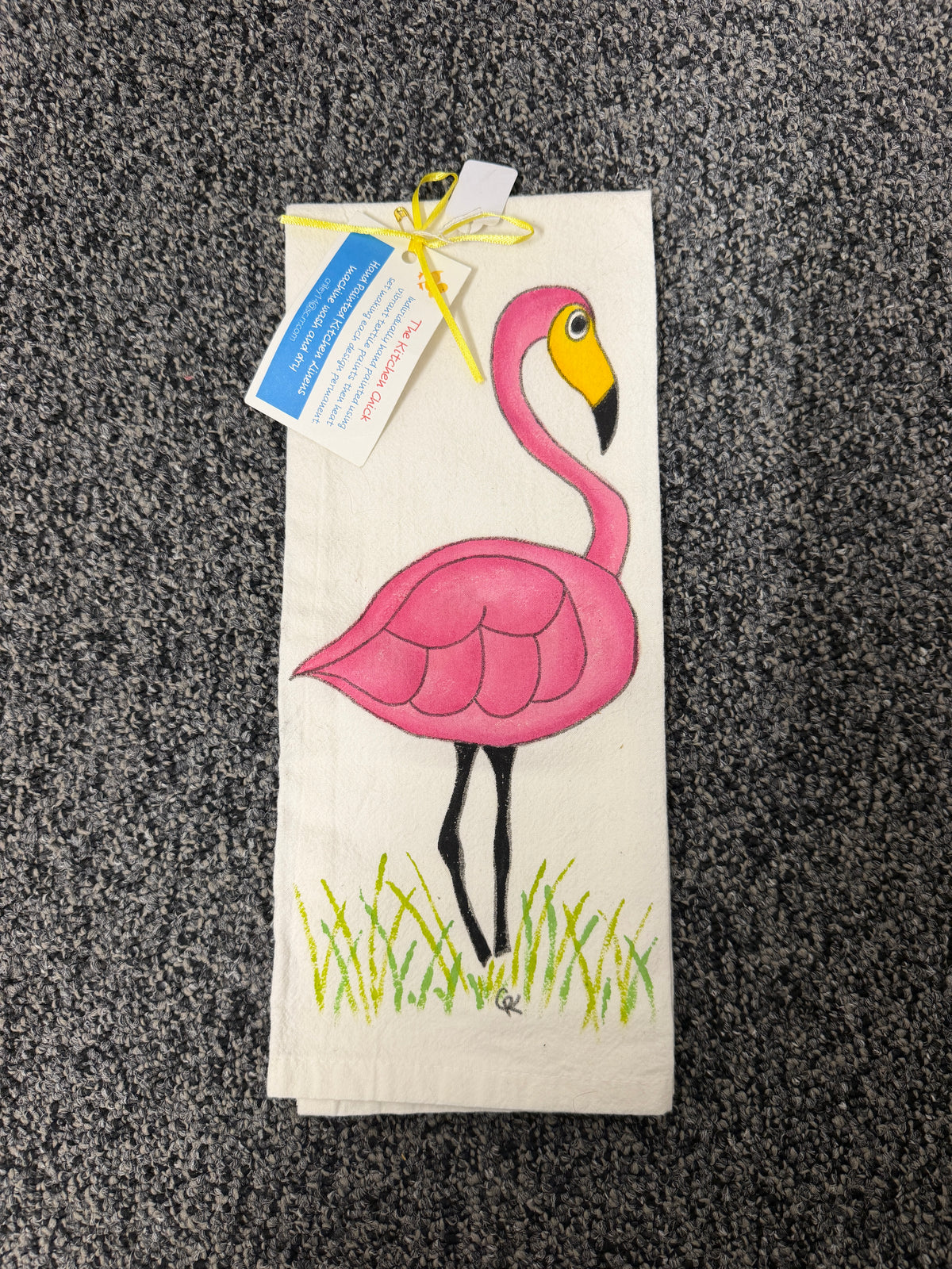 Flamingo kitchen towel