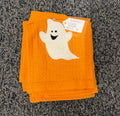 Orange Ghost towels Set of 2