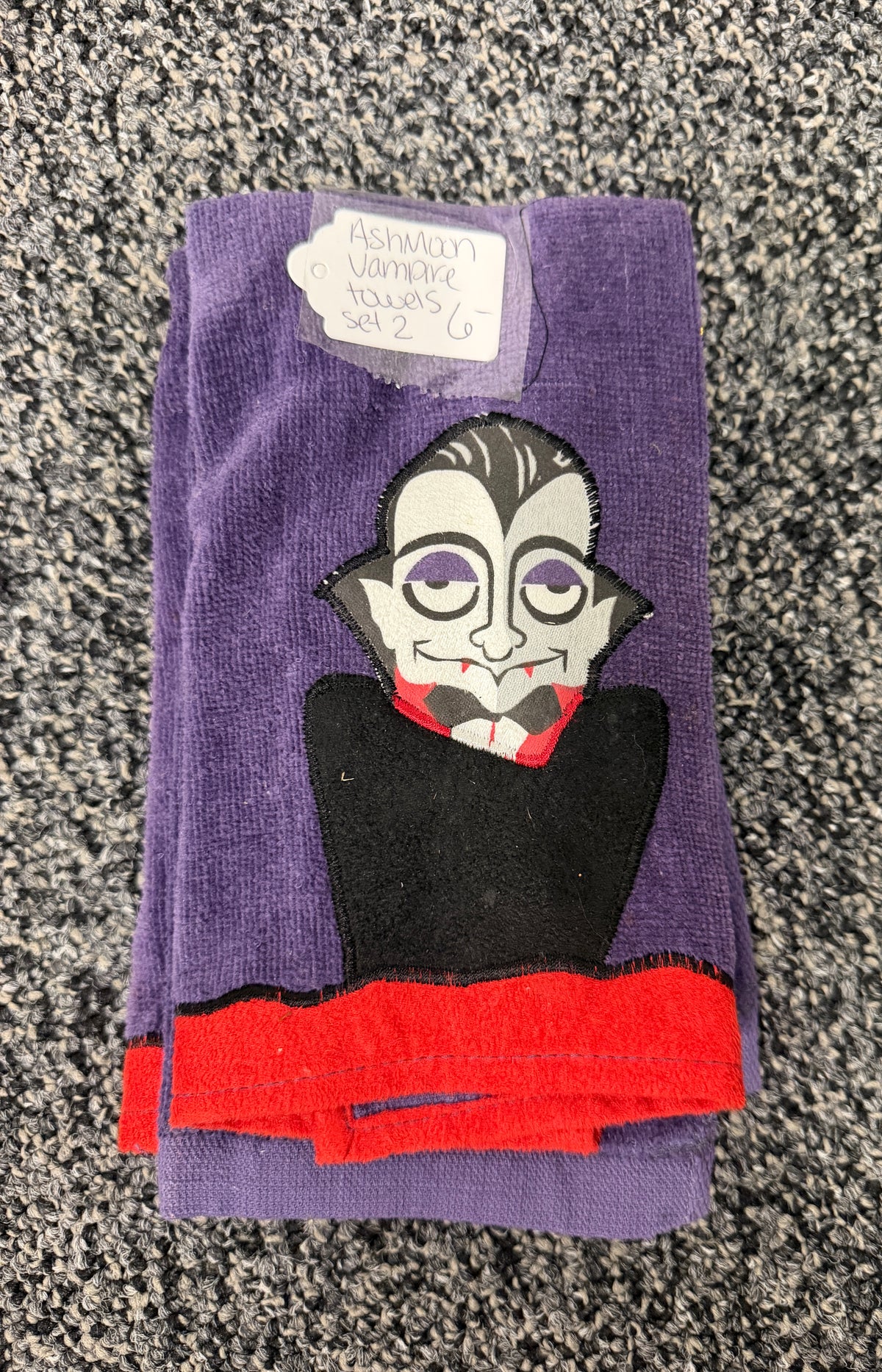 Set of 2 Vampire Towels