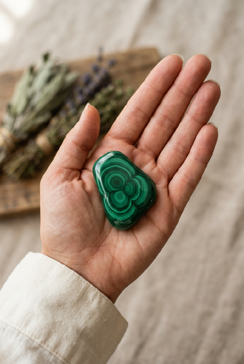Malachite Pocket Stone