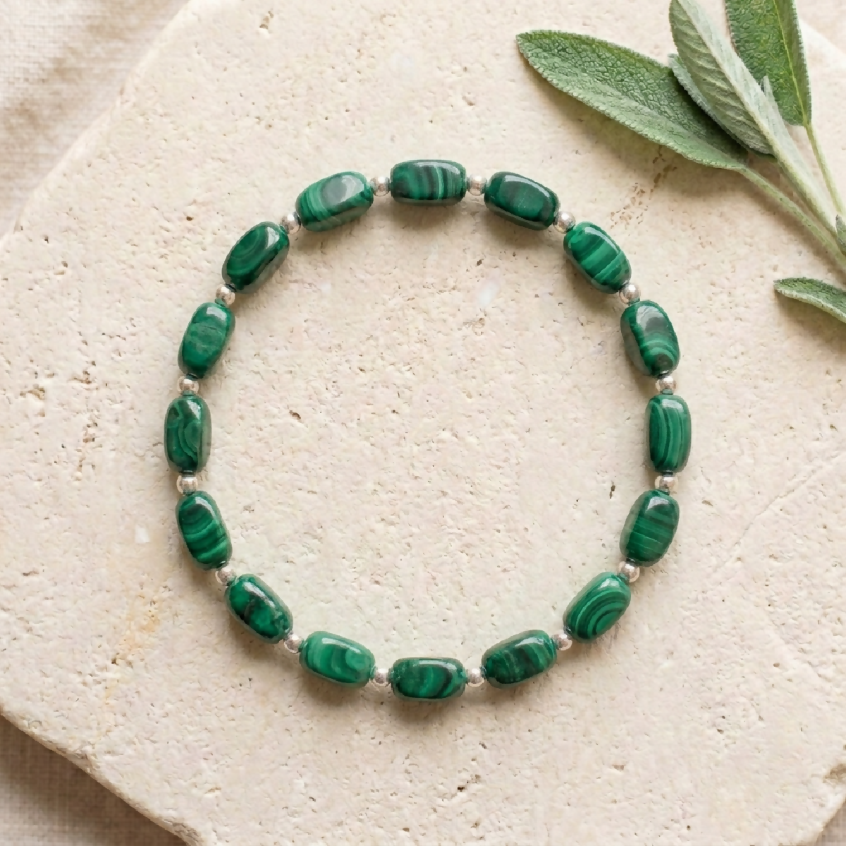 Malachite Bracelet (Transformation, Emotional Empowerment  )