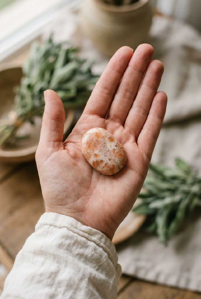 Sunstone Pocket Stone