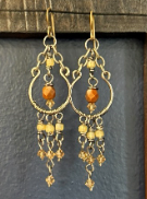 Brass Chandelier Earrings — Handmade by Sweet Sinister