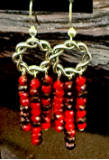 Fringe Circle Earrings — Handmade by Sweet Sinister