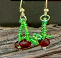 Double Cherries Earrings — Handmade by Sweet Sinister