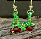 Double Cherries Earrings — Handmade by Sweet Sinister