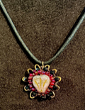 Pink Heart Burst Pendant Necklace — Handmade by Sweet Sinister