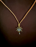 Brass Snowflake Pendant Necklace — Handmade by Sweet Sinister