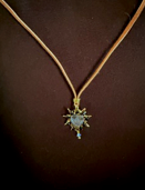 Brass Snowflake Pendant Necklace — Handmade by Sweet Sinister