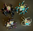Spider Pins — Handmade by Sweet Sinister