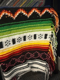 Striped Crochet Blanket with Fringe — Handmade by Sweet Sinister