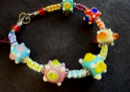 Mixed Glass Bead Bracelet — Handmade by Sweet Sinister
