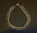 Silver Loop Fringe Collar Necklace — Handmade by Sweet Sinister