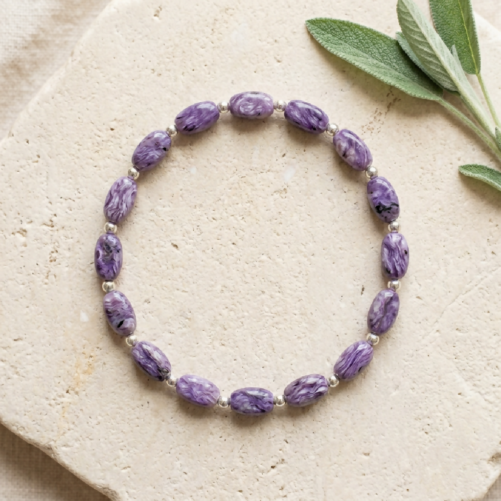 Charoite Bracelet (Endurance, Empowerment )