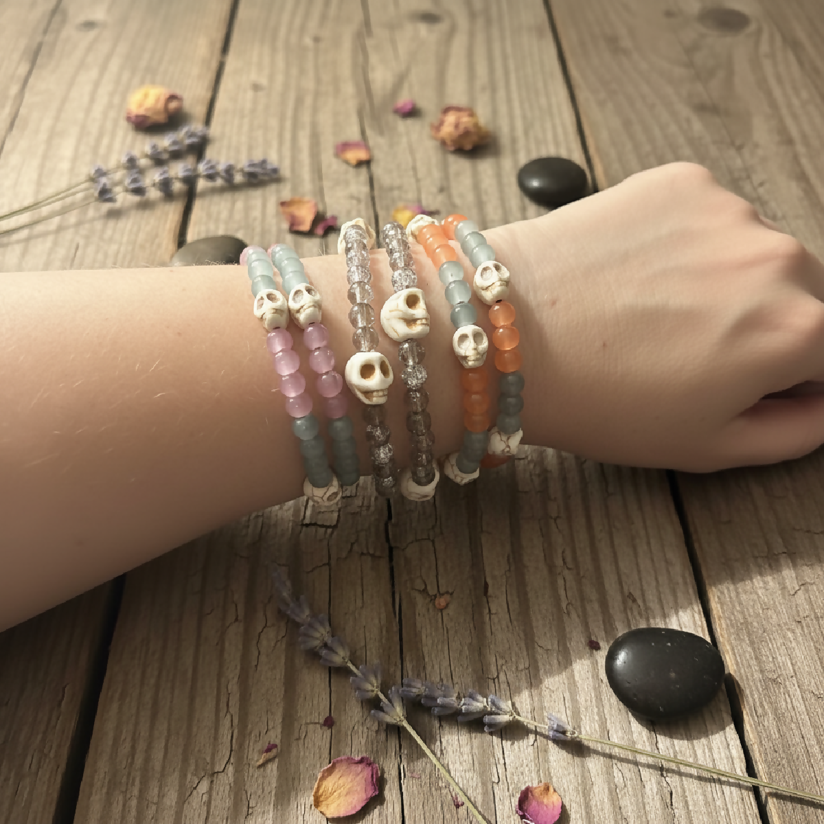 Glass Bead Bracelet - Holiday Themes