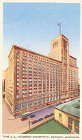 Postcard MI-152 Hudson Company, Detroit