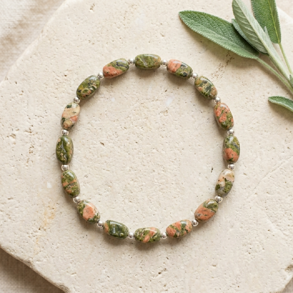Unakite Bracelet (Balance, Love)
