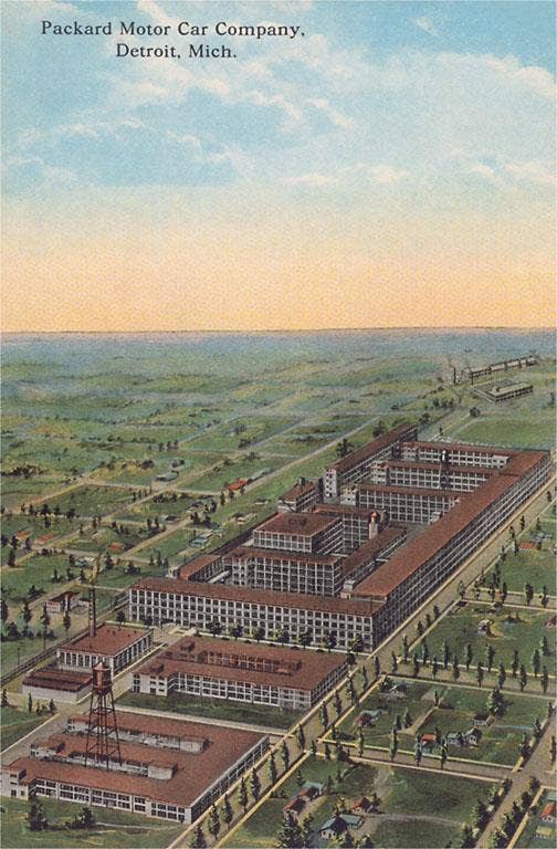 Art Print MI-715 Packard Factory, Detroit