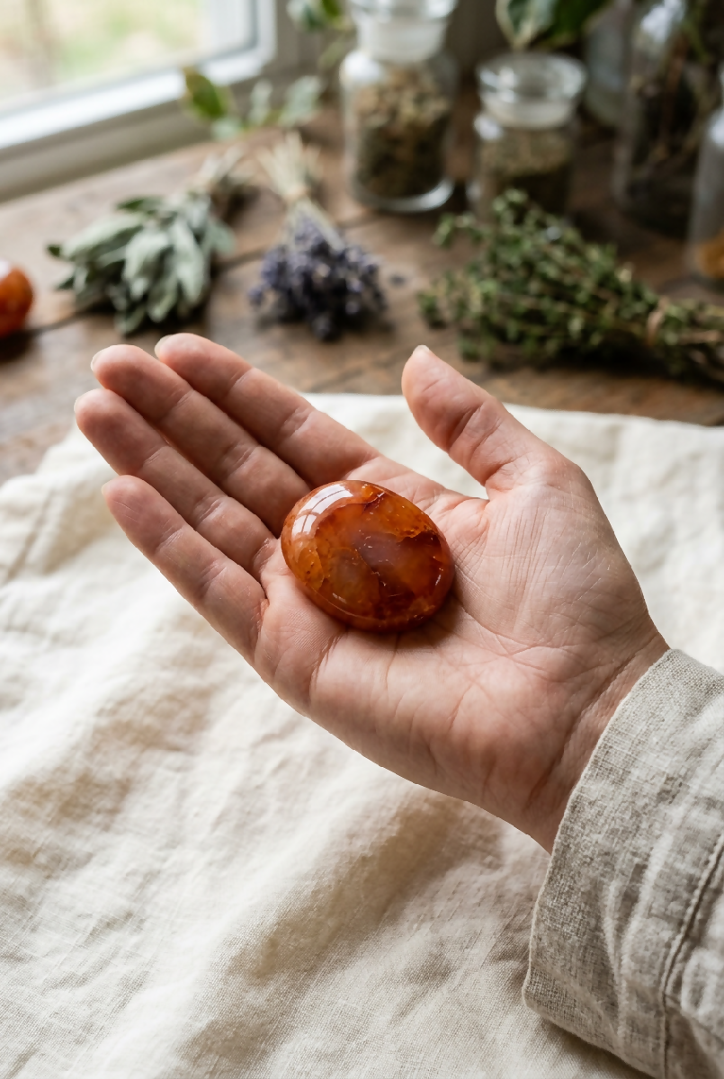 Carnelian Pocket Stone