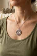 Stainless-Steel Triple Moon Necklace
