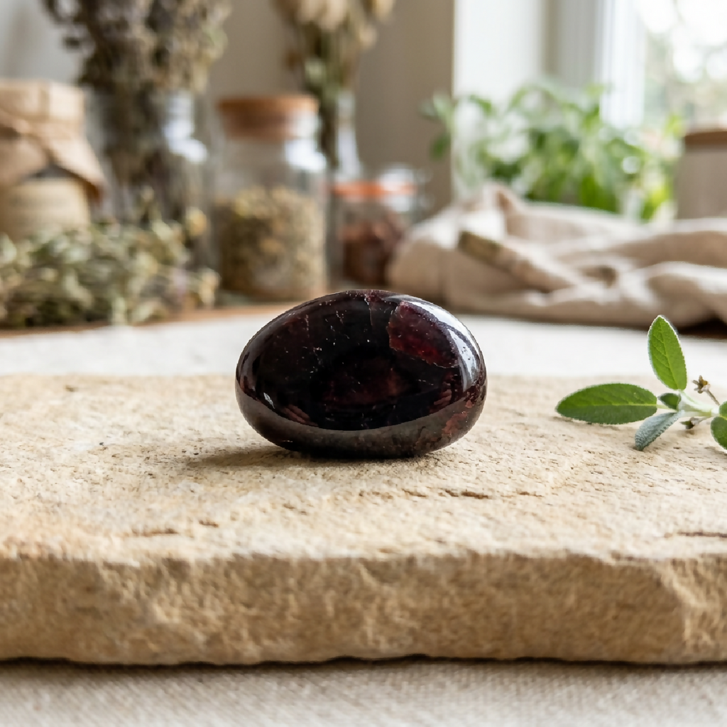 Garnet Pocket Stone