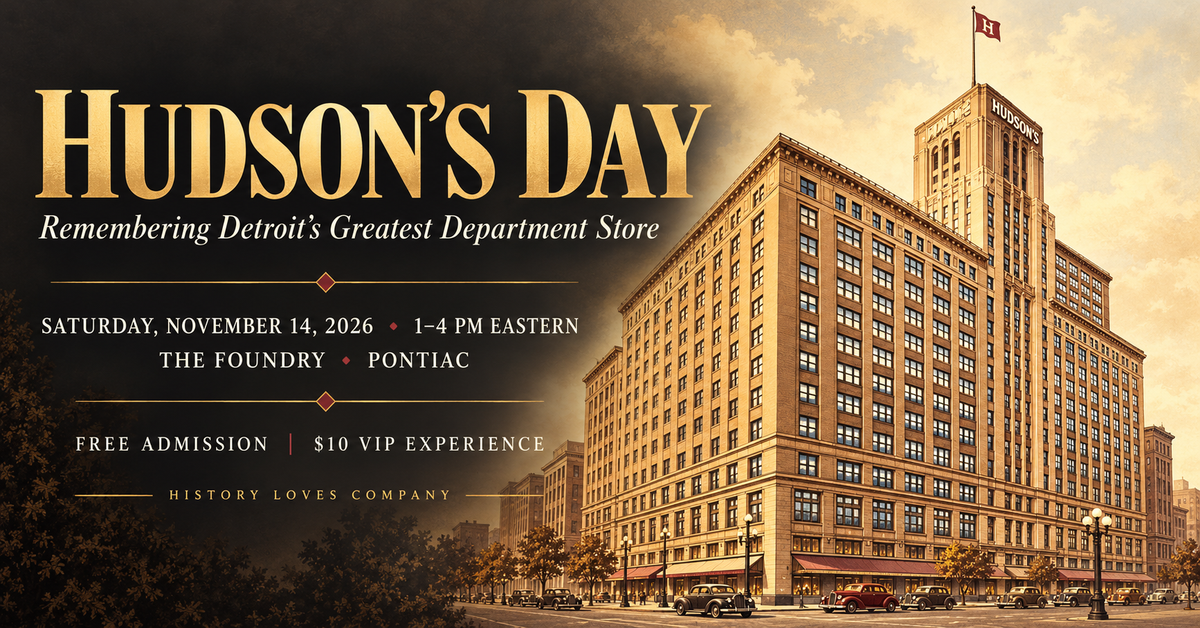 Hudson’s Day at The Foundry — November 14, 2026