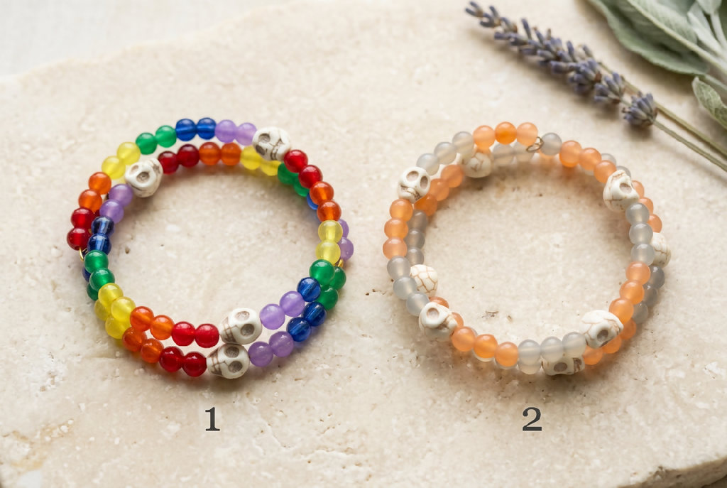 Glass Bead Bracelet - Holiday Themes