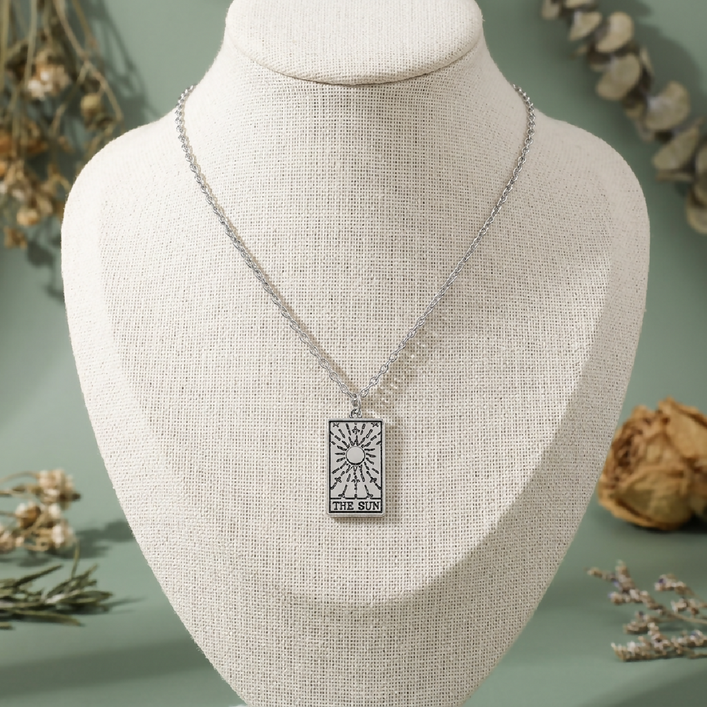Stainless-Steel Tarot Necklace