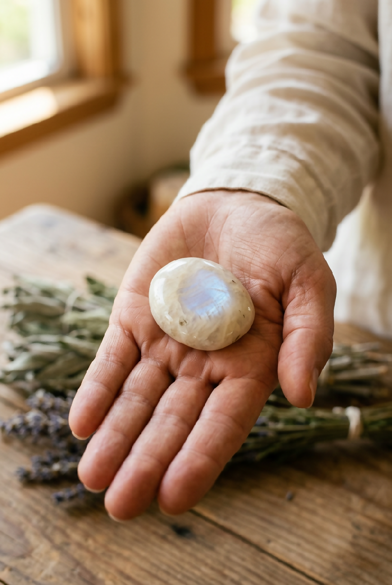 Moonstone Pocket Stone