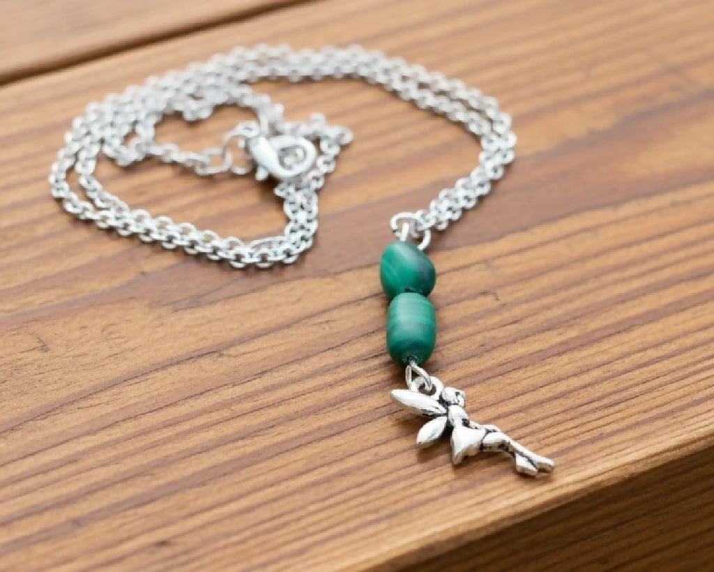 Stainless-Steel Crystal Fairy Necklace
