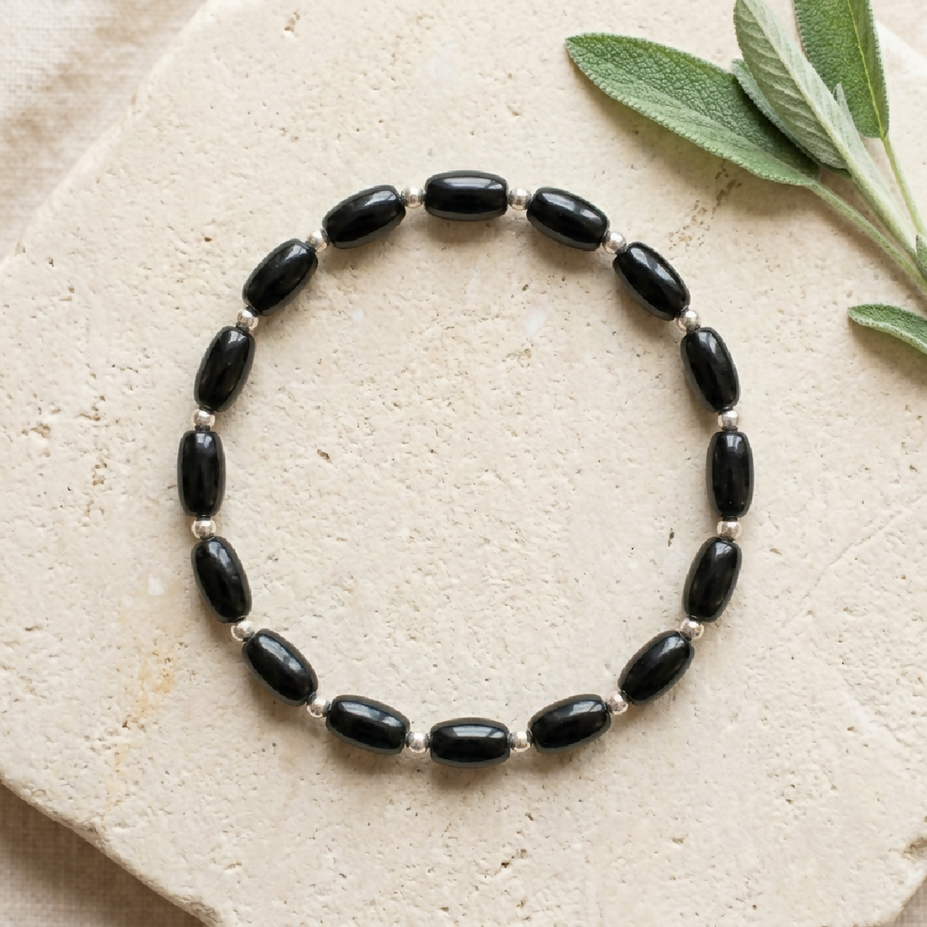 Obsidian Bracelet (Protection, Grounding)