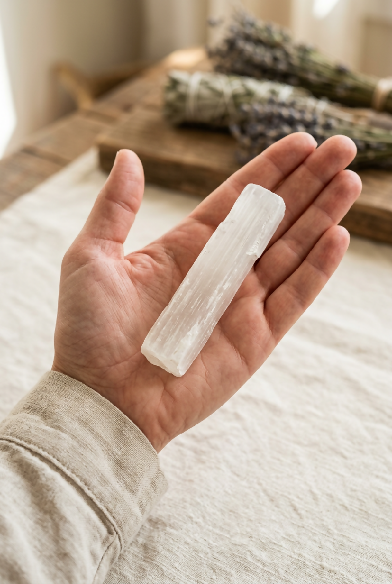 Selenite Wand (Approximately 3 inches)