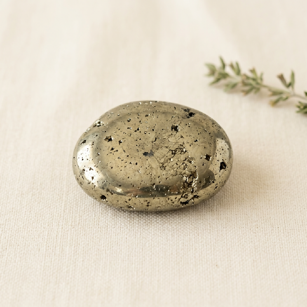 Pyrite Pocket Stone