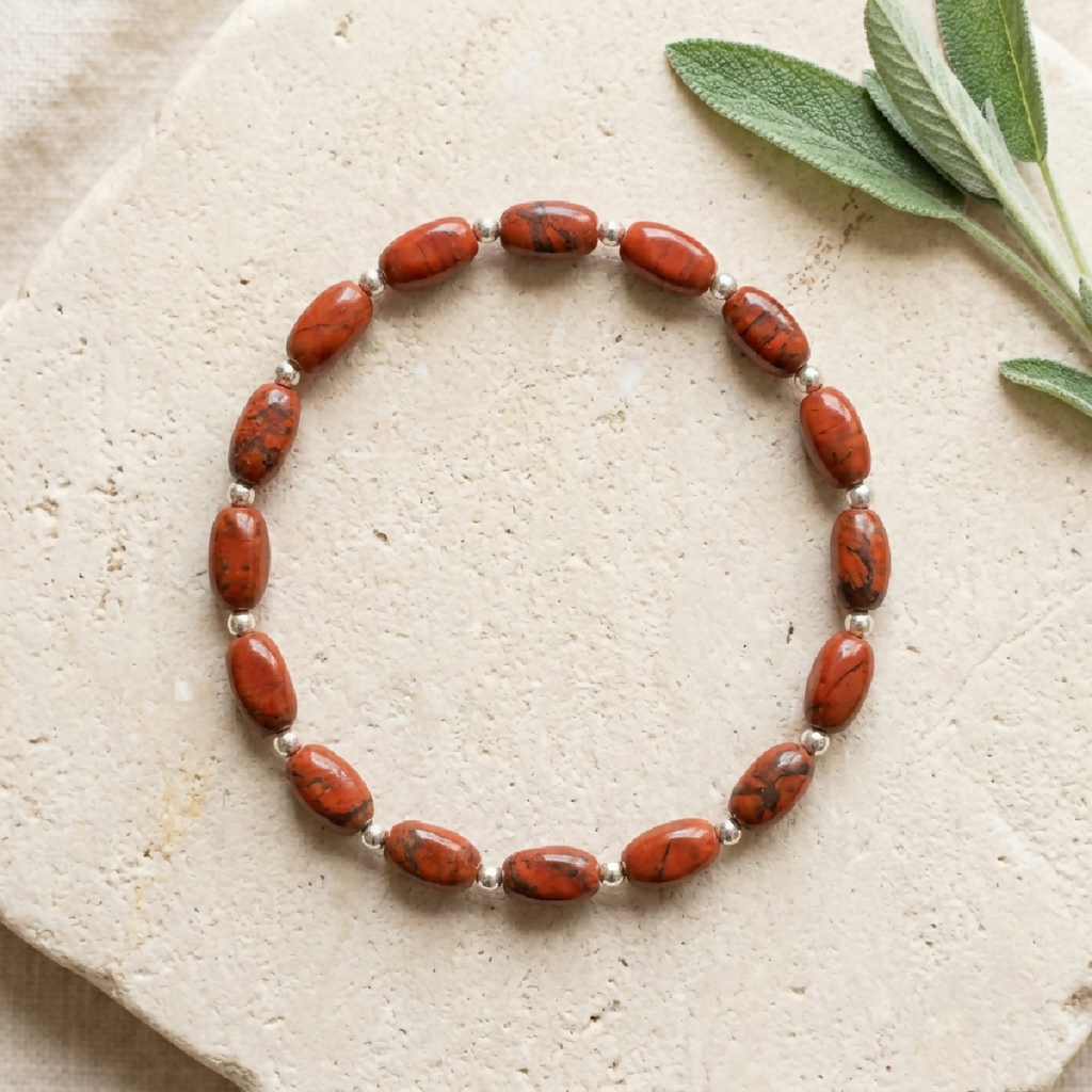 Red Jasper Bracelet (Confidence, Empowerment)