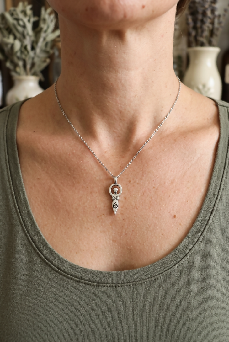 Stainless-Steel Gaia Necklace